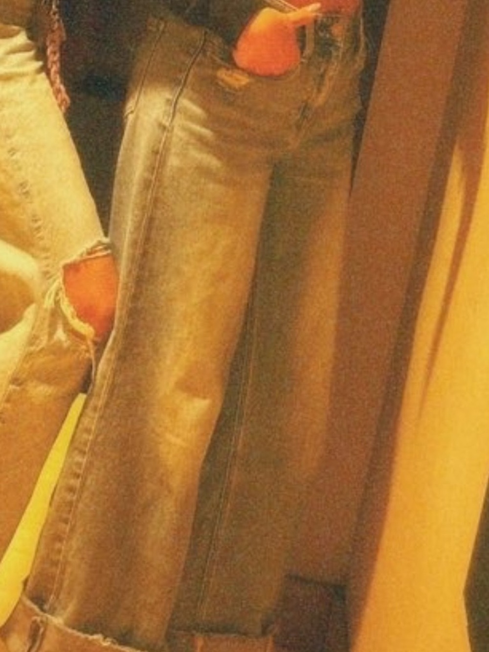 Wide Leg Light Blue Jeans